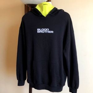 BLOOD BROTHER CHAMBERS Black Mens Hoodie Size M